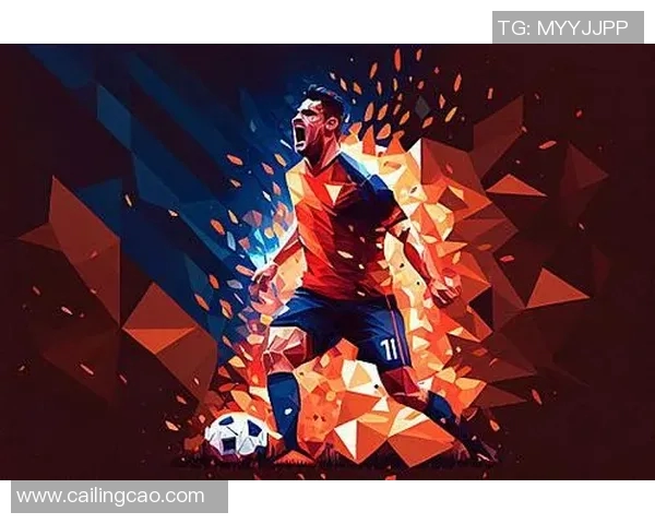 足球明星魅力绽放创意海报设计展现运动激情与艺术之美